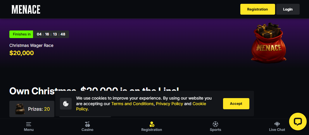 Christmas Wager Race